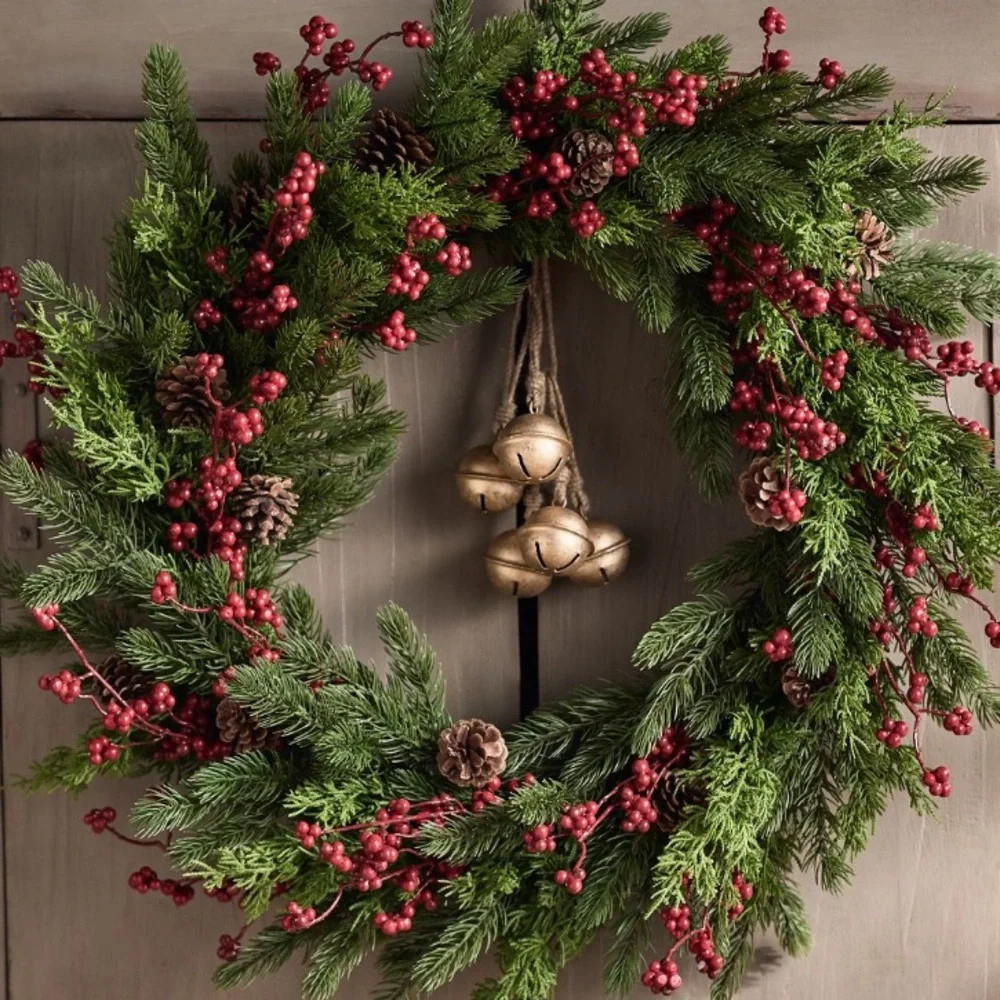 Faux Pine Berry Wreath
